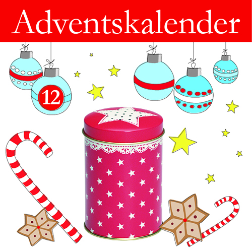 Das 12. Adventskalender-Türchen: Zuckerstreuer Star Red von GreenGate im Adventskalender von Emil & Paula