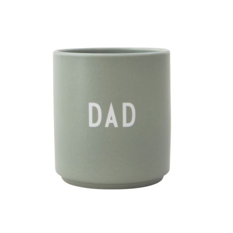 Design Letters Porzellan Becher Favourite Cups Dad Green 