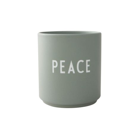 Design Letters Porzellan Becher Favourite Cup Green Peace 