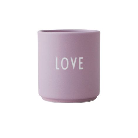 Design Letters Porzellan Becher Favourite Cups Love Lavendel 