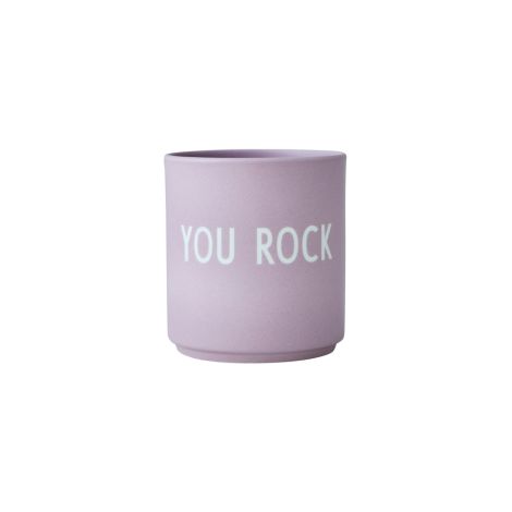 Design Letters  Porzellan Becher Favourite Cups Lavender You Rock 