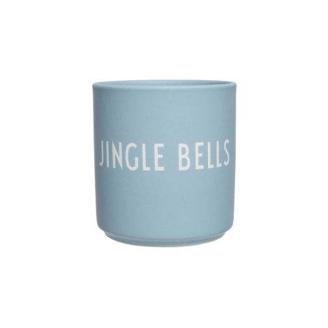 Design Letters Porzellan Becher Favourite Cup Light Blue Jingle Bells 