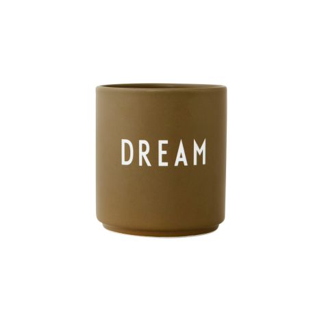 Design Letters  Porzellan Becher Favourite Cups Olive Dream 