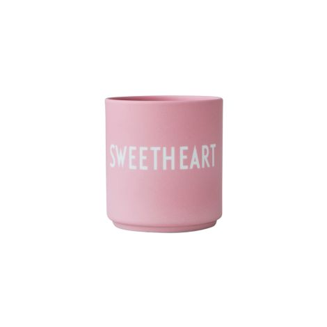 Design Letters  Porzellan Becher Favourite Cups Pink Sweetheart 