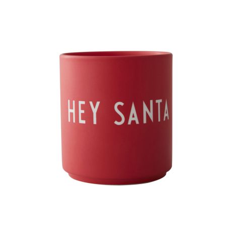 Design Letters Porzellan Becher Favourite Cup Faded Rose Hey Santa 