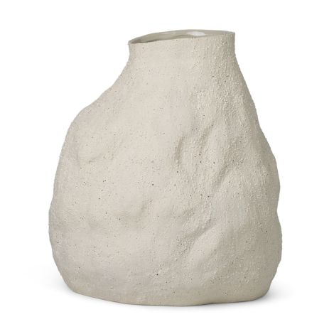 ferm LIVING Vase Vulca Large Off-White Stone 