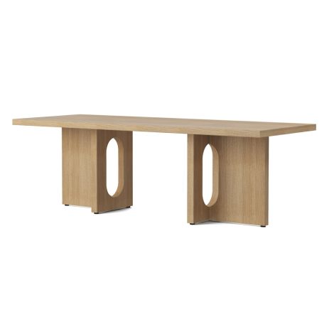 Menu Androgyne Tisch Lounge Table 120x45 cm Natural Oak Gestell Natural Oak Tischplatte 