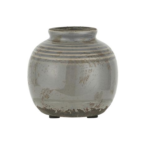 IB LAURSEN Vase Mini krakeliert Grau 