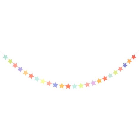 Meri Meri Girlande Star Multi Coloured 