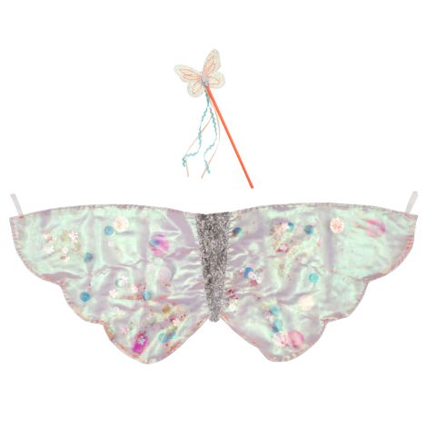 Meri Meri Kostüm Butterfly Wings mit Pailetten 