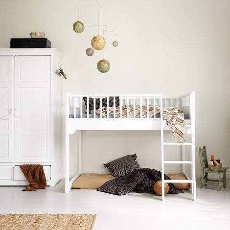 Oliver Furniture halbhohes Hochbett Junior Seaside Classic 