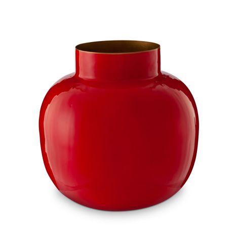 PIP Studio Vase Metall Red 25cm 