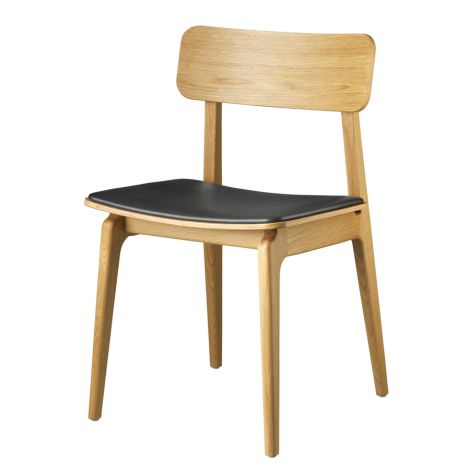 FDB Møbler J175 - Åstrup - Chair Stuhl Natur/Schwarz 