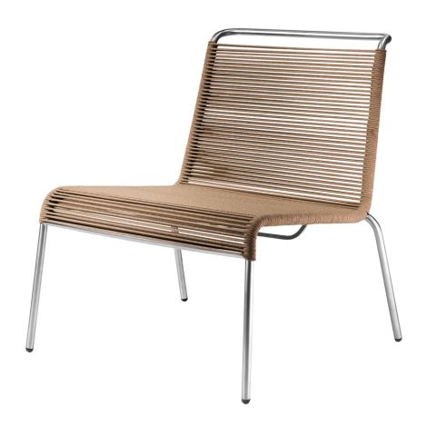 FDB Møbler M20L - Teglgård Lounge Chair Metall / Brown 
