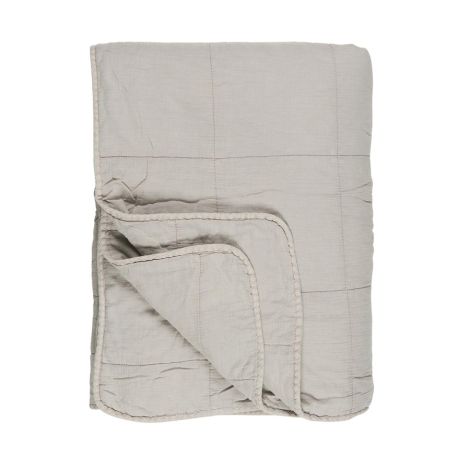 IB LAURSEN Tagesdecke Vintage Quilt Ash Grey 