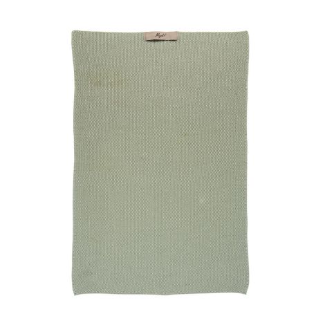IB LAURSEN Handtuch Mynte Green mist gestrickt 