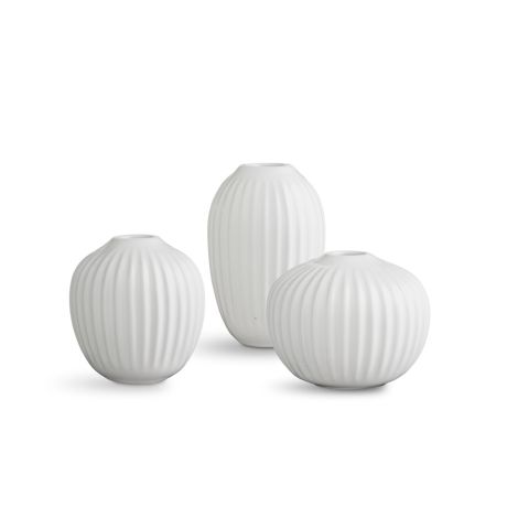 Kähler Design Hammershøi Miniatur Vasen weiß 3-teilig 