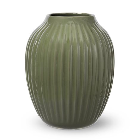 Kähler Design Hammershøi Vase 25.5 cm dunkelgrün 