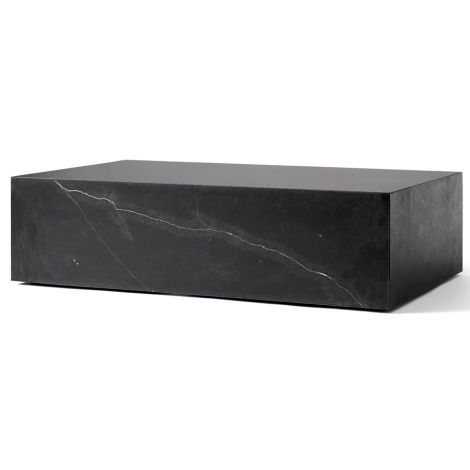 Audo Plinth Tisch Low Black Marquina Marble 