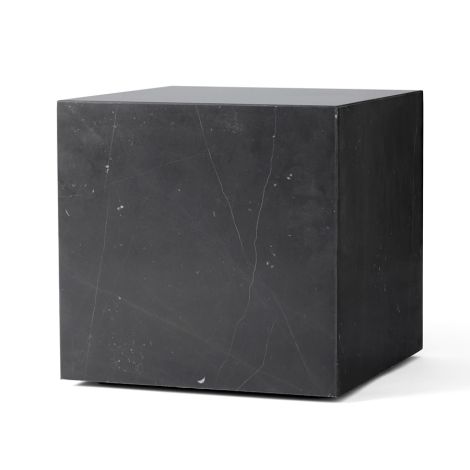 Audo Plinth Tisch Cubic Black Marquina Marble 