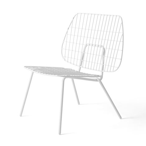 Audo WM String Stuhl Lounge Chair White 