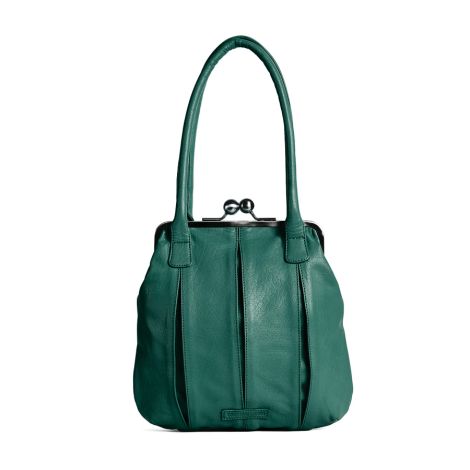 Sticks and Stones Ledertasche Annecy Washed Pine Green 