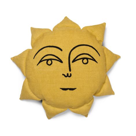 ferm LIVING Kissen Sun Yellow 35 cm 