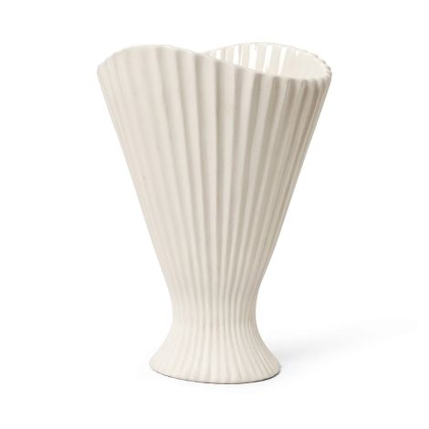 ferm LIVING Vase Fountain Off-White 