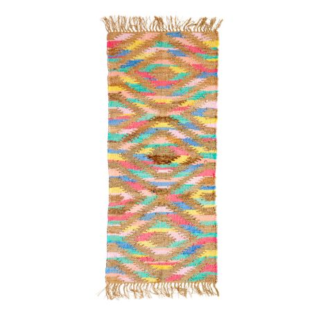 Rice Teppichläufer Baumwolle Pastel Colors 150 x 65 cm 
