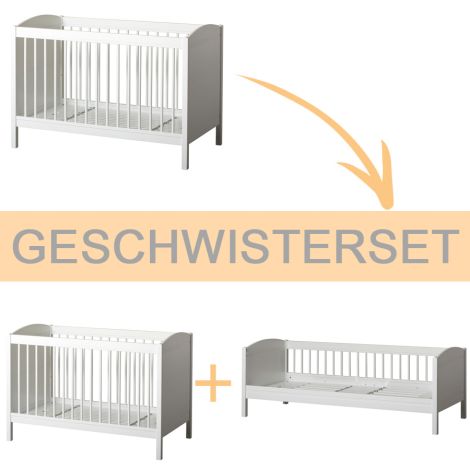 Oliver Furniture Seaside Lille+ Geschwisterset Ergänzung für Lille+ Baby- und Kinderbett Basic 