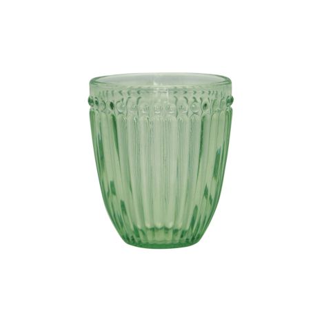 GreenGate Wasserglas Alice Pale Green 