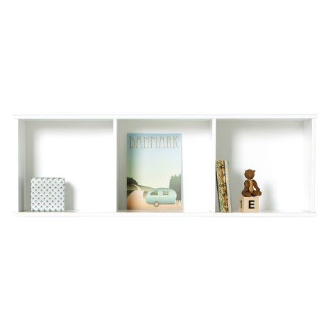 Oliver Furniture Wood Wand-Regal 3 x 1 Horizontal 