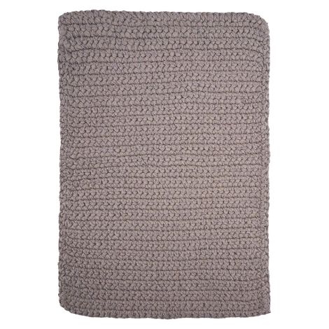 House Doctor Teppich Crochet Grau 90 x 60 