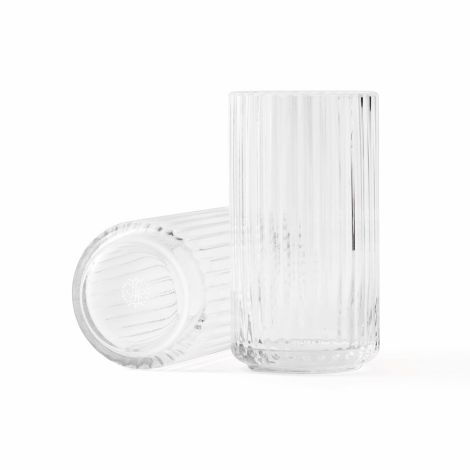 Lyngby Vase Klar mundgeblasenes Glas 15,5 cm 