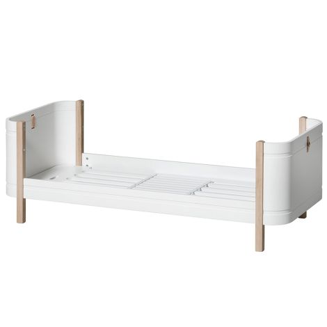 Oliver Furniture Wood Mini+ Juniorbett Weiß/Eiche 