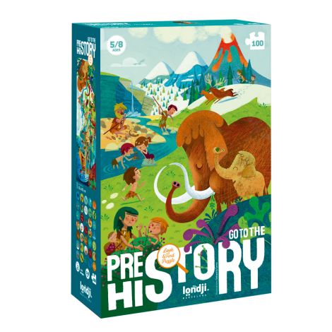 Londji Puzzle Go to the Prehistory 100-teilig 