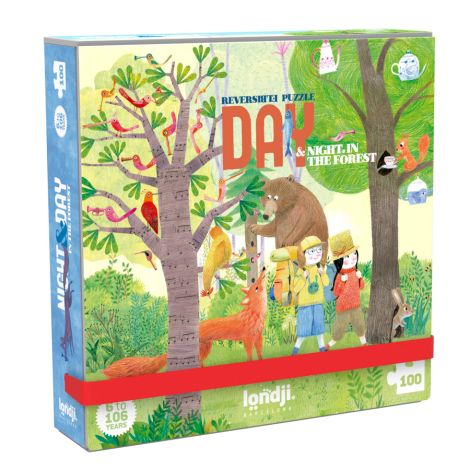 Londji Pocket Puzzle Night&Day in the Forest 100-teilig 