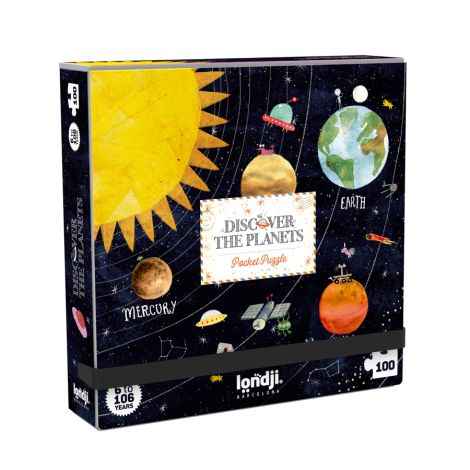 Londji Pocket Puzzle Discover the Planets 100-teilig 