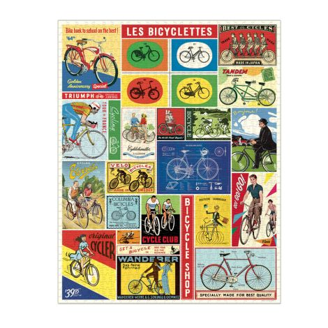 Cavallini Puzzle  Bicycles 1000-teilig 
