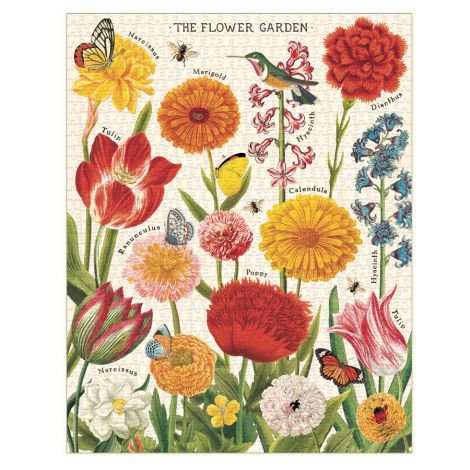 Cavallini Puzzle Flower Garden 1000-teilig 