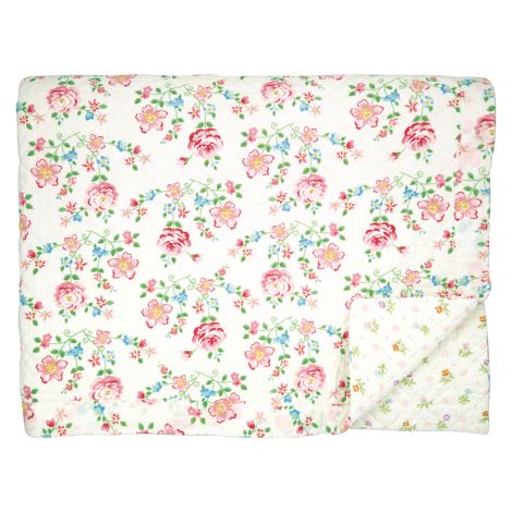 GreenGate Tagesdecke Quilt Columbine white 