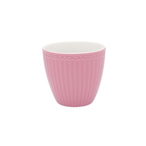 Greengate Latte Cup Alice Pale Pink Tasse Steingut Rosa 