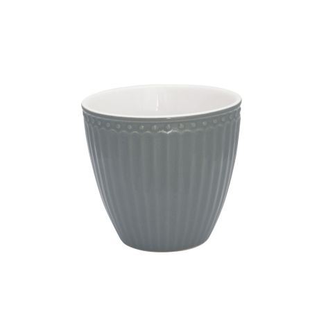 GreenGate Latte Cup Becher Alice Stone Grey 