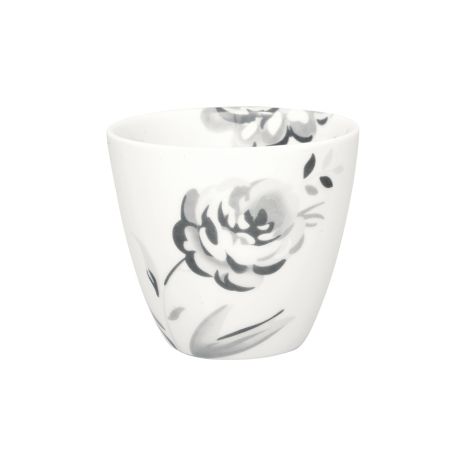 GreenGate Latte Cup Becher Aslaug white 