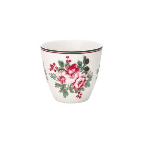 GreenGate Latte Cup Becher Charline White 