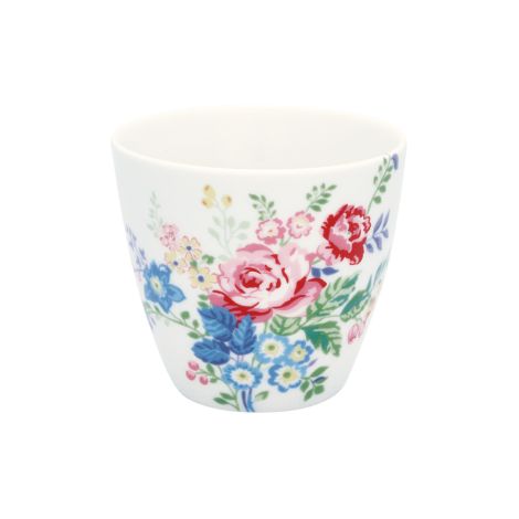 GreenGate Latte Cup Becher Elina white 