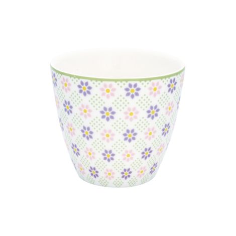 GreenGate Latte Cup Becher Sybille white 