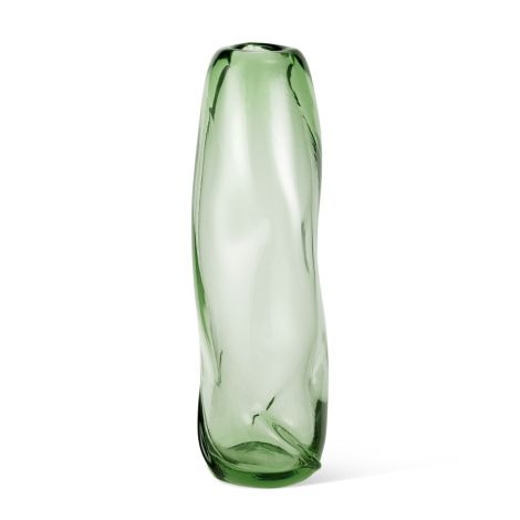ferm LIVING Vase Water Swirl Tall Recycled clear 