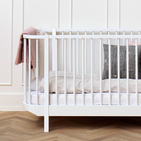 Oliver Furniture Baby- und Kinderbett Wood Original Weiß 