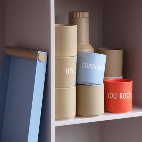 Design Letters Porzellan Becher Favourite Cup You Rock Orange 